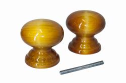 Ручка-кнопка veles (ВЕЛЕС) Лиственница