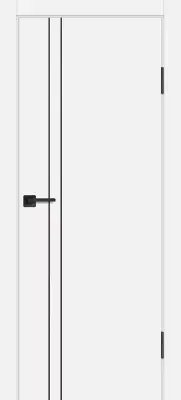 P-20 AL черный молдинг Белый