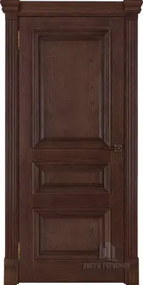 Двери шпон Барселона (широкий фигурный багет) Дуб Brandy