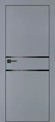 PX-18 черная кромка с 4-х ст. Серый матовый