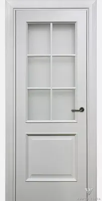 Двери шпон Гроссо Сатин Эмаль все цвета