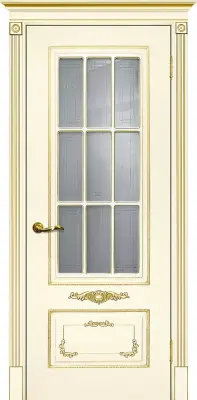 Смальта 09 Слоновая кость ral 1013 патина золото