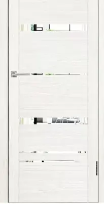Двери экошпон UniLine 30027 Белый велюр