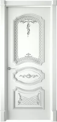 Двери эмаль Багет 5/1 Эмаль белая