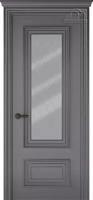 Палаццо 2 со стеклом Эмаль графит