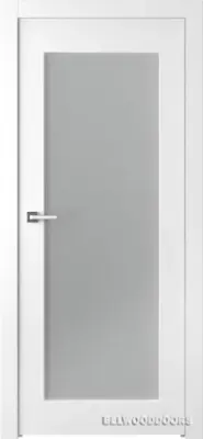 Кремона 1 со стеклом Эмаль белый