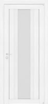Двери экошпон LIGHT 2191 Белый велюр
