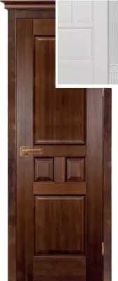 Массив дуба Венера Эмаль белая