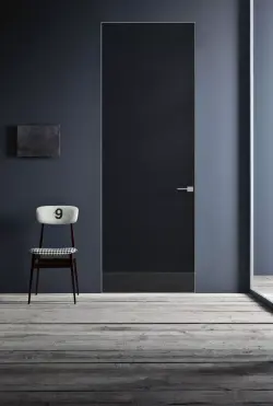 Спейс глухая Стекло Лакобель чёрный