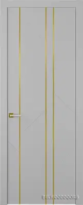 Флекс 1 Молдинг Золото глухая Эмаль светло-серый