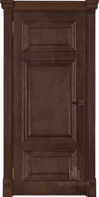 Двери шпон Мадрид (широкий фигурный багет) Дуб Brandy