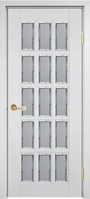 Массив дуба Лондон 2 эмаль белая