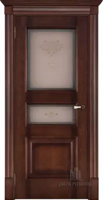 Двери шпон Терзо Кристалл закаленное Орех