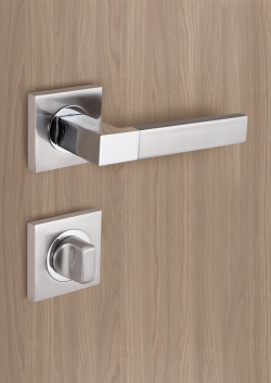 Ручка Fuaro (Фуаро) раздельная K.KM52.ETHNO (ETHNO KM) SN/CP-3 матовый никель/хром