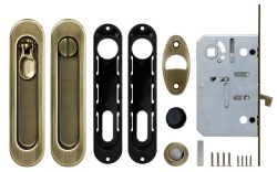 Набор Armadillo (Армадилло) для раздвижных дверей SH.LD152.KIT011-BK (SH011-BK) AB-7 бронза